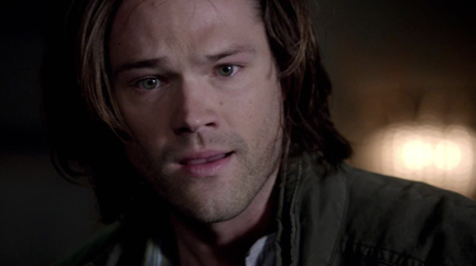 Sam tells Dean he can stop now.